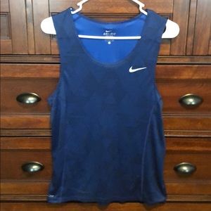 Nike Dri-Fit Blue Cutoff